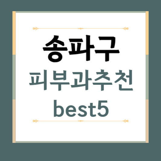 서울시 송파구 피부과 추천 BEST ❘ 전문의, 필러, 보톡스, 기미, 여드름, 후기 ❘ 잘하는 곳