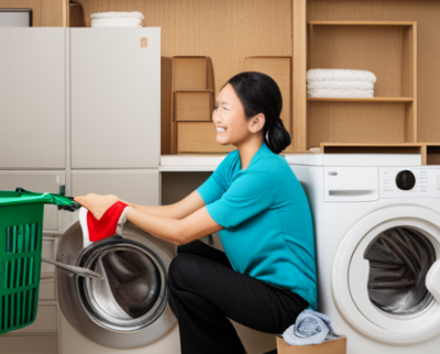 드럼 세탁기 냄새 제거하는 방법