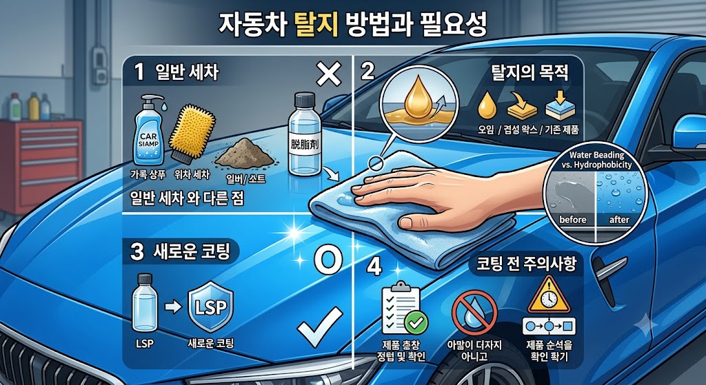 자동차 탈지