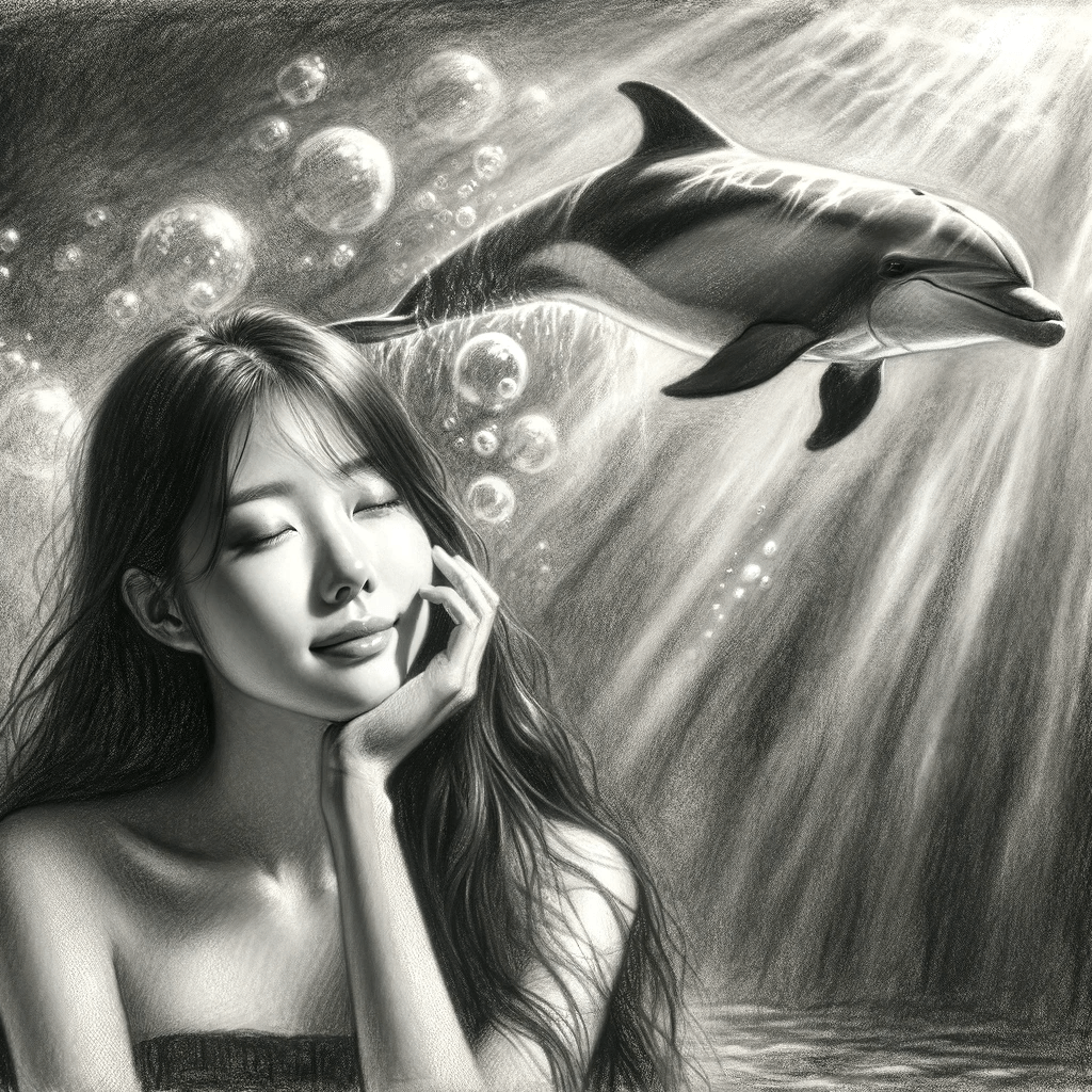 돌고래 꿈을 꾸는 여인