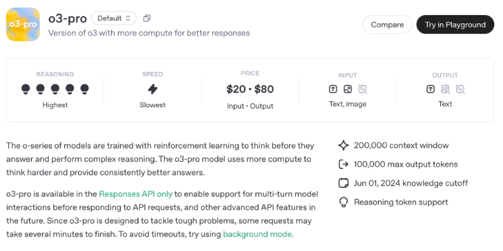 OpenAI o3-pro 기술 분석