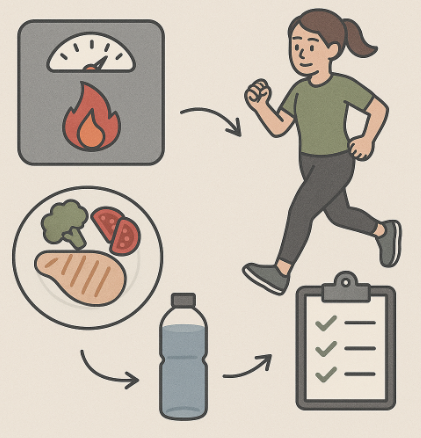 체지방 줄이는 루틴