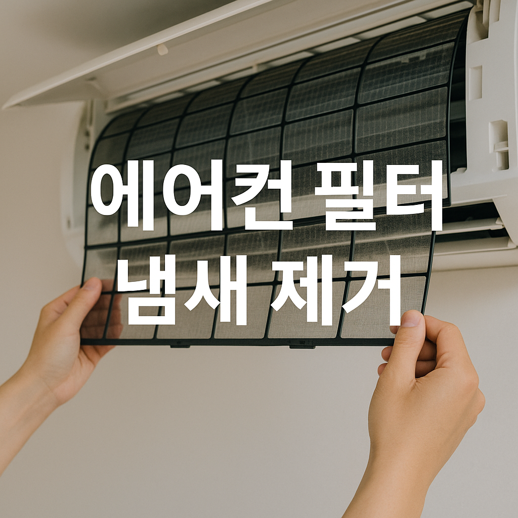 에어컨 필터 냄새 제거 관련 이미지