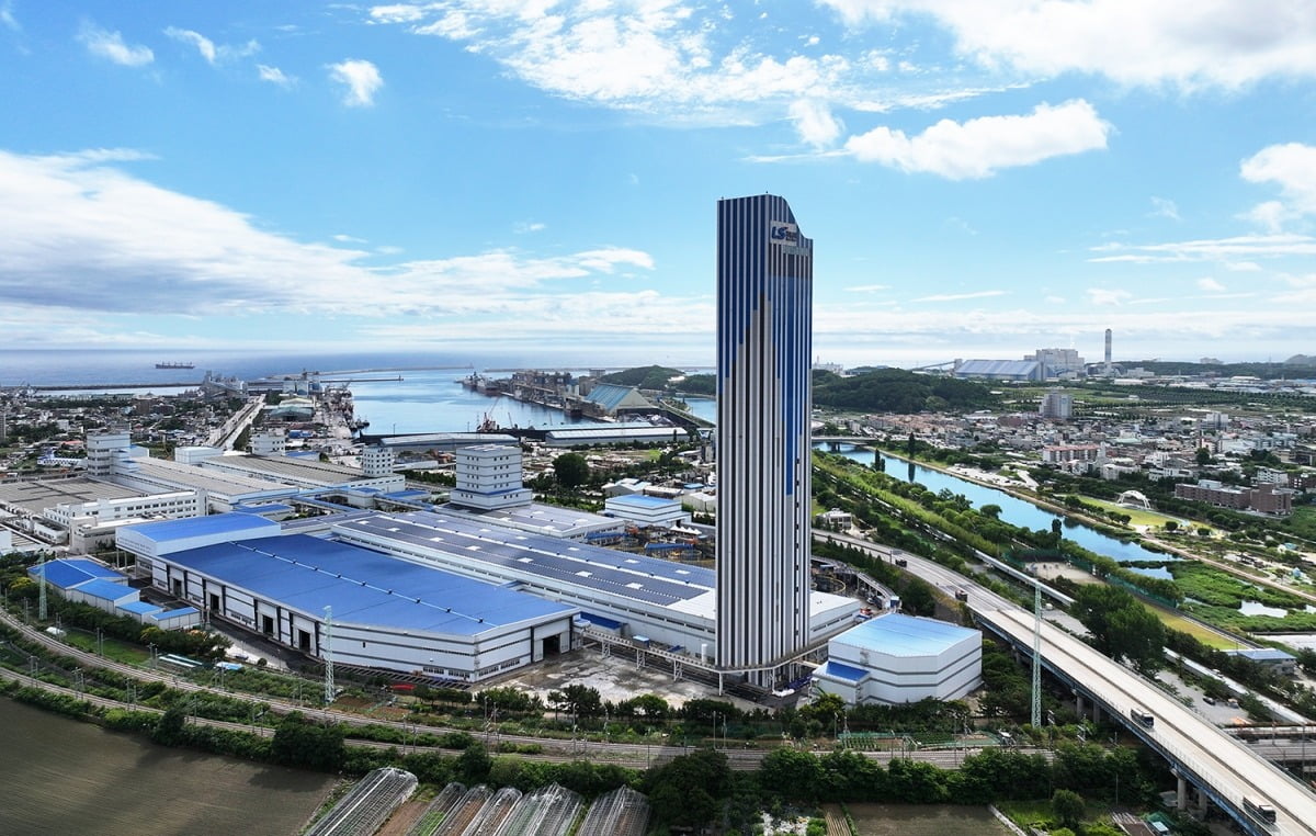LS전선 동해공장 전경.