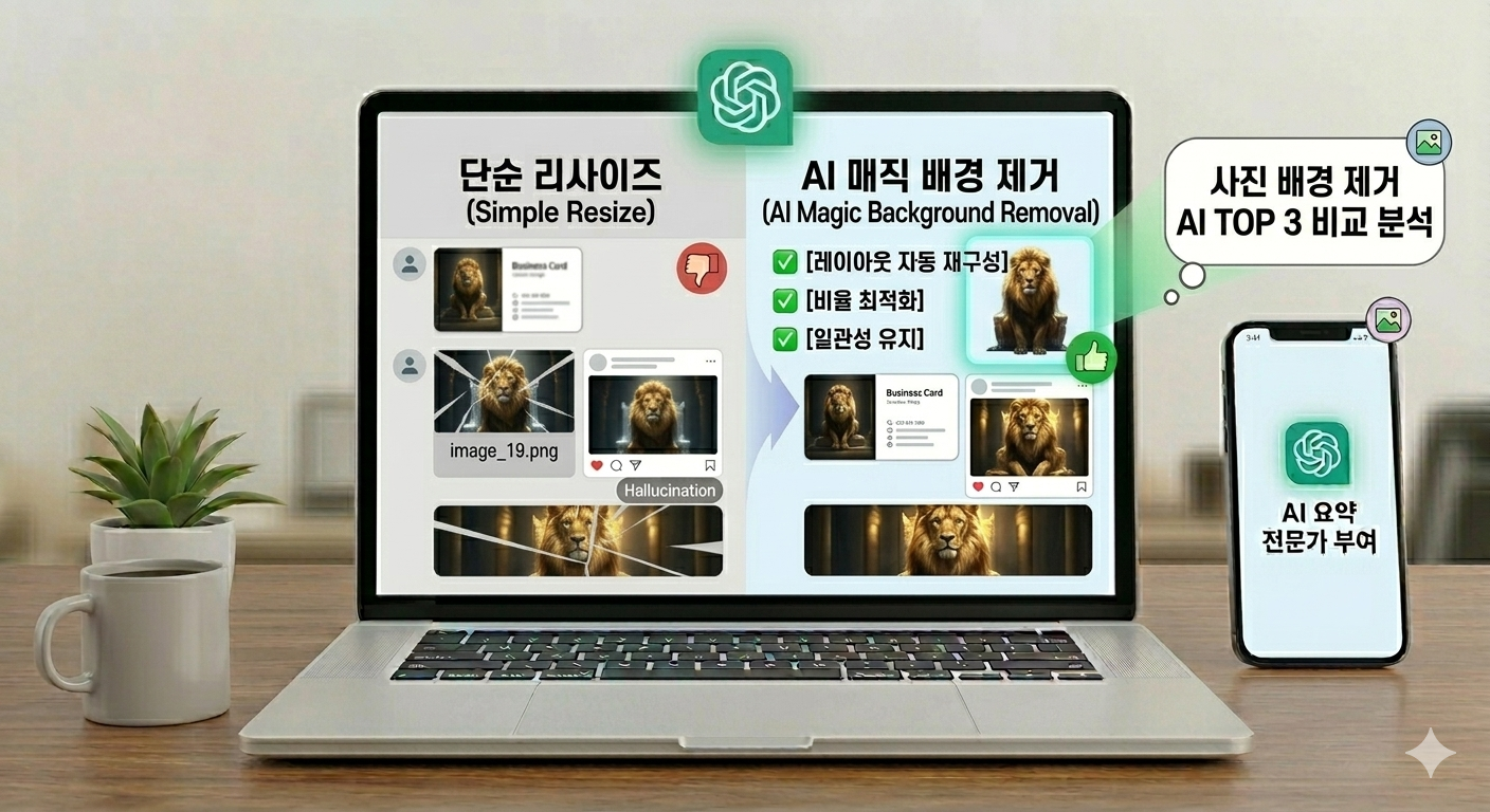 사진 배경 제거(누끼 따기) AI 사이트 TOP 3 비교 분석: 나에게 맞는 도구는?