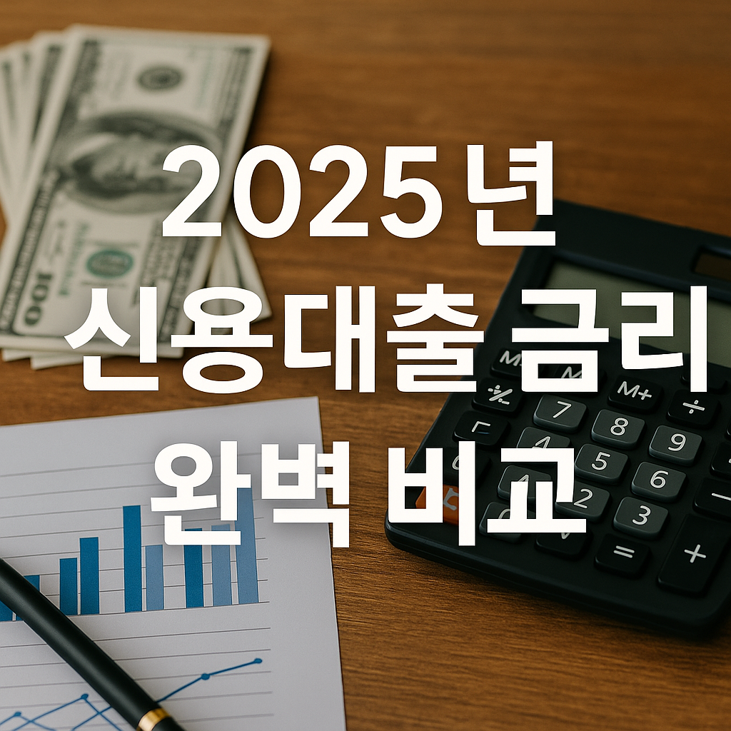 2025년 신용대출 금리 비교! KB국민은행 vs 카카오뱅크 vs 토스뱅크, 어디가 가장 유리할까? 관련 사진
