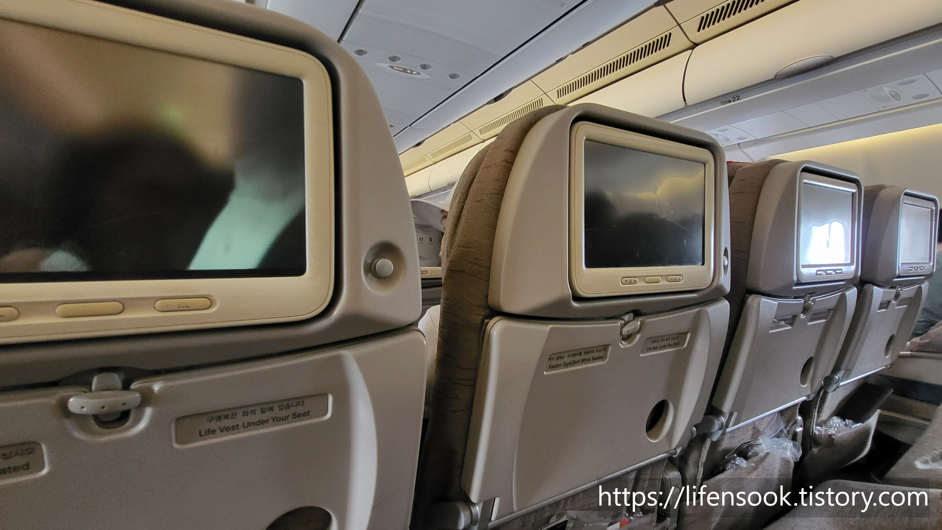 아시아나항공 A330-300 기내 3