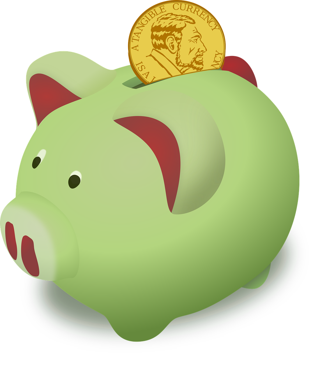 그린컬러나는 돼지저금통