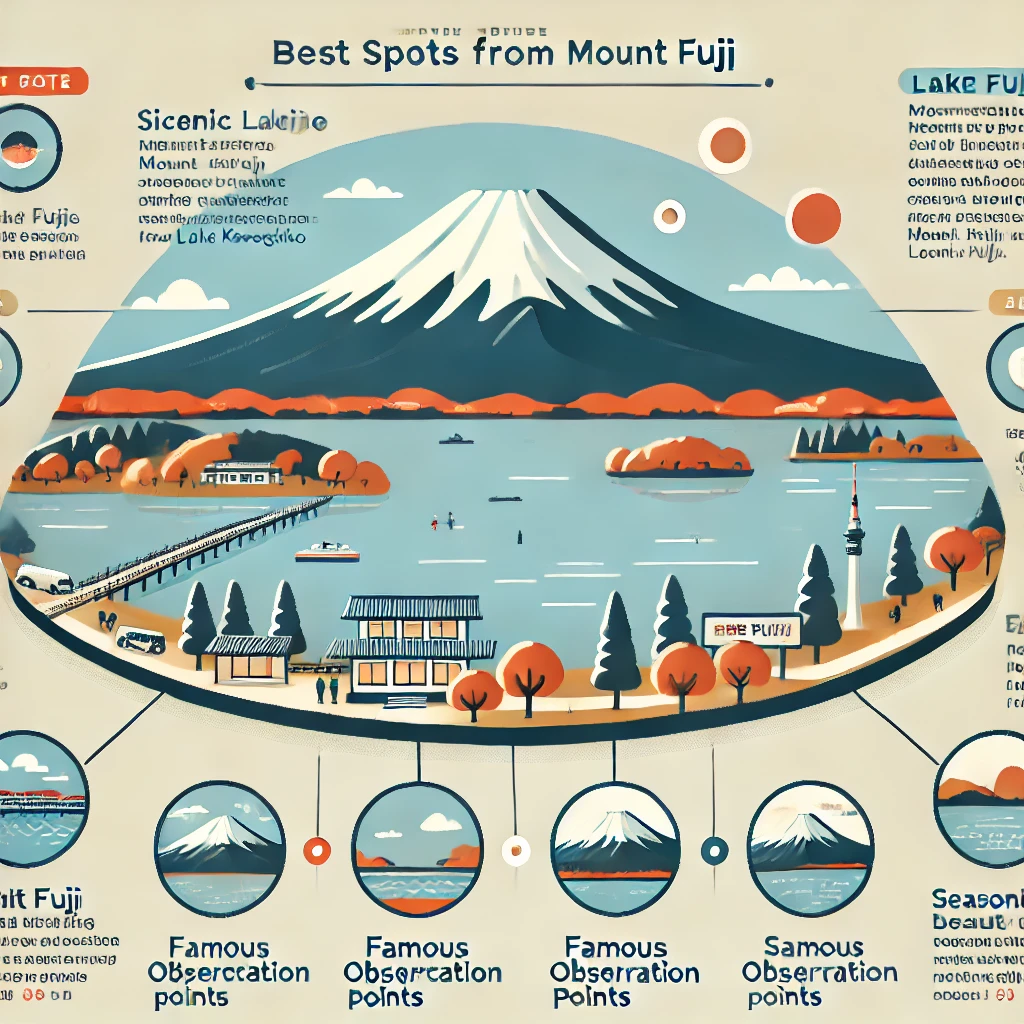 후지산 감상하기 좋은 명소