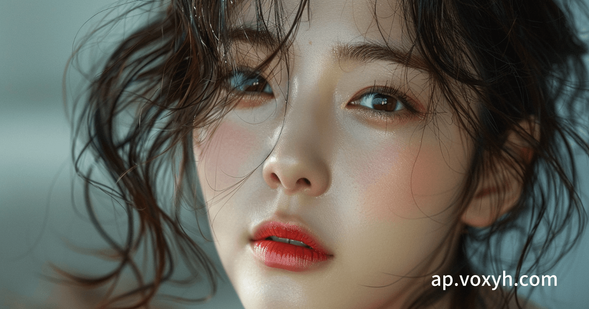 철분이 부족으로 얼굴이 창백하고 무기력한 얼굴