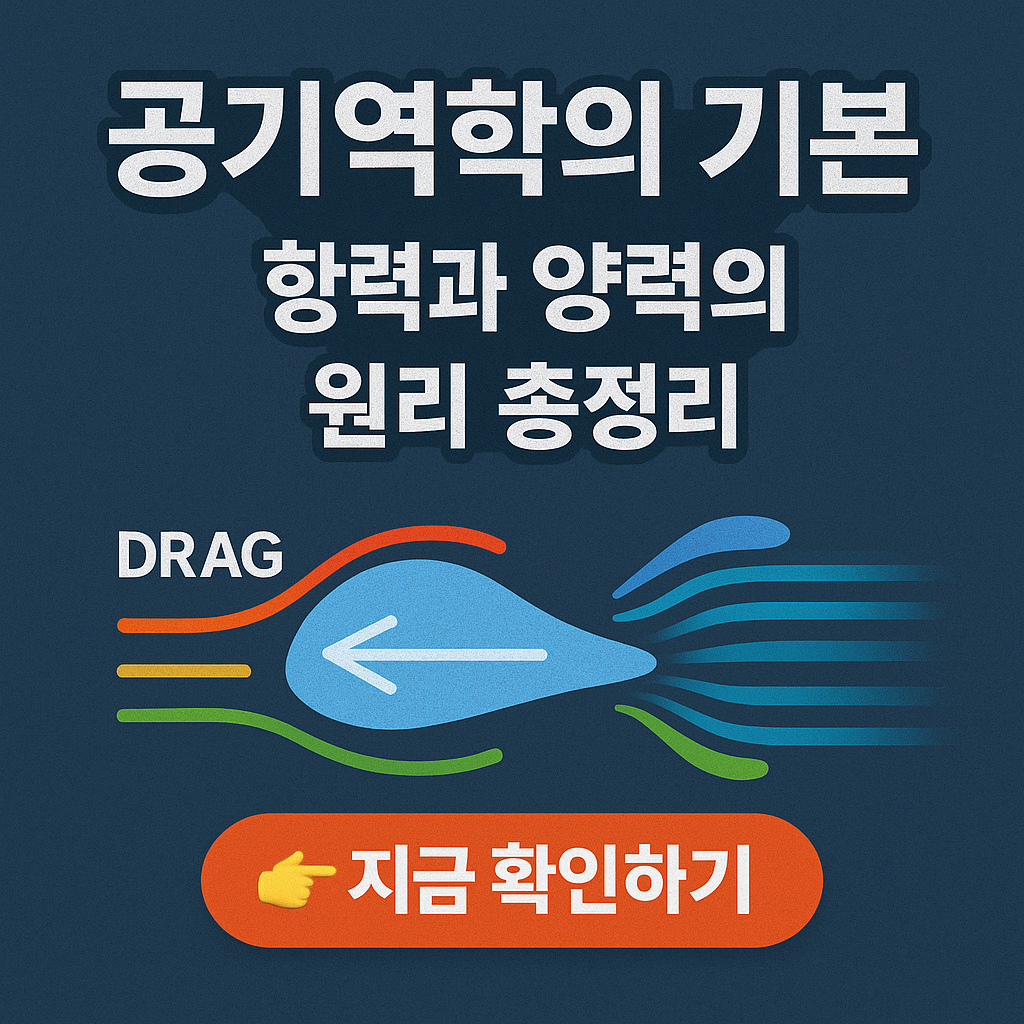 공기역학의 기본, 항력과 양력의 원리 총정리
