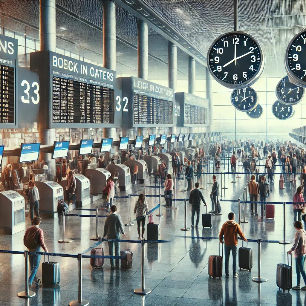 비행기 탑승수속 마감시간