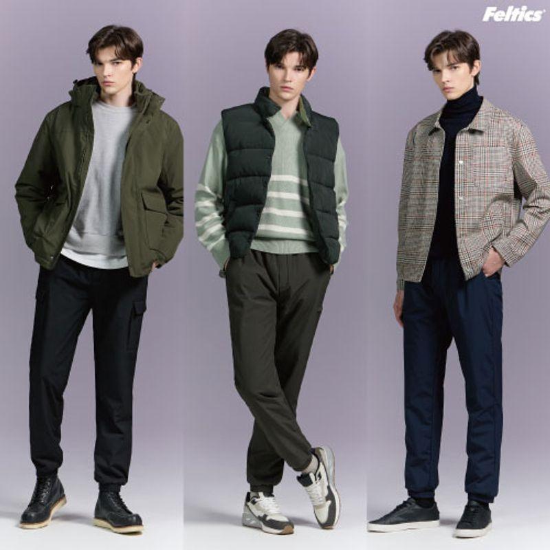 펠틱스 23FW 남성 융기모 패딩 조거 팬츠 3종
