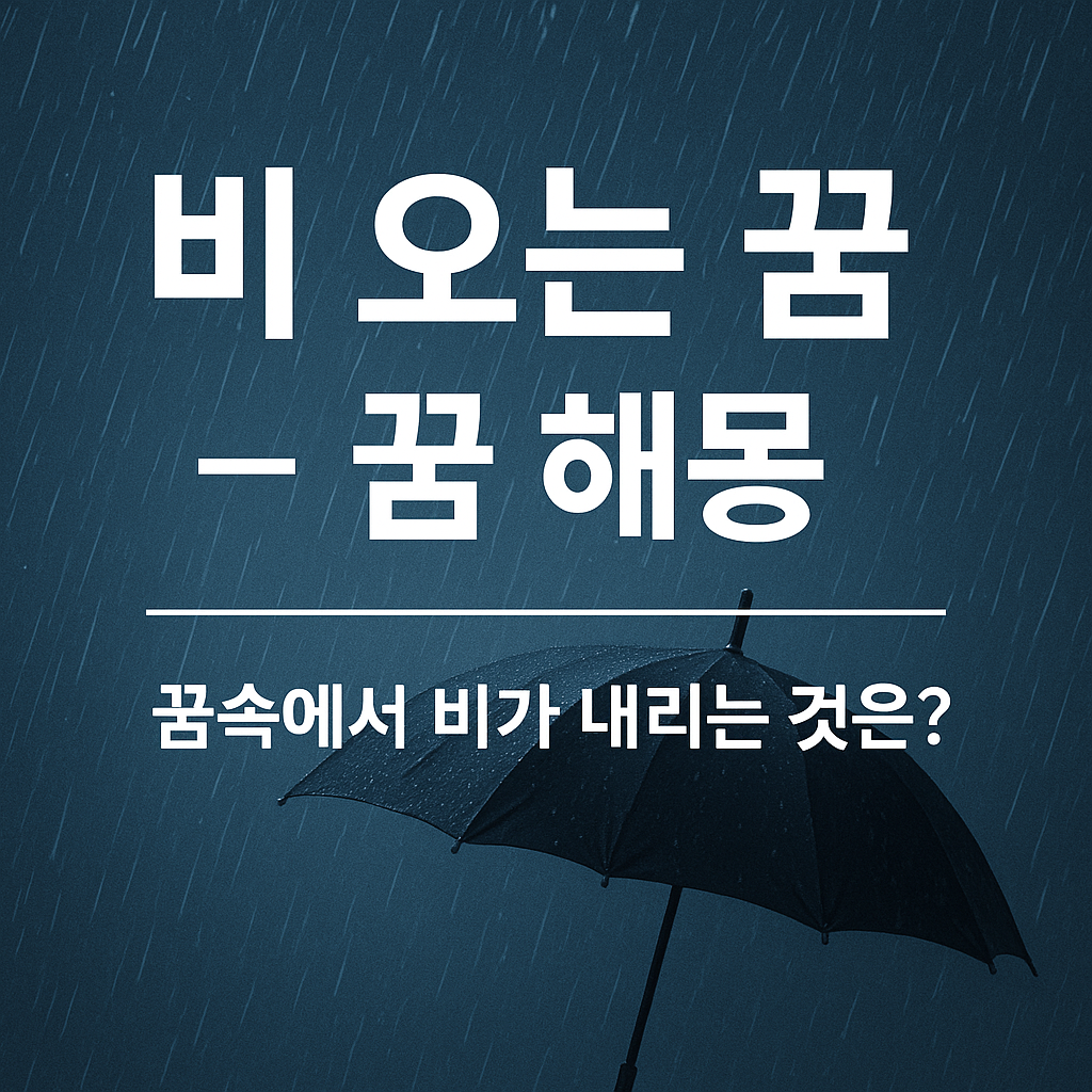 비 오는 꿈