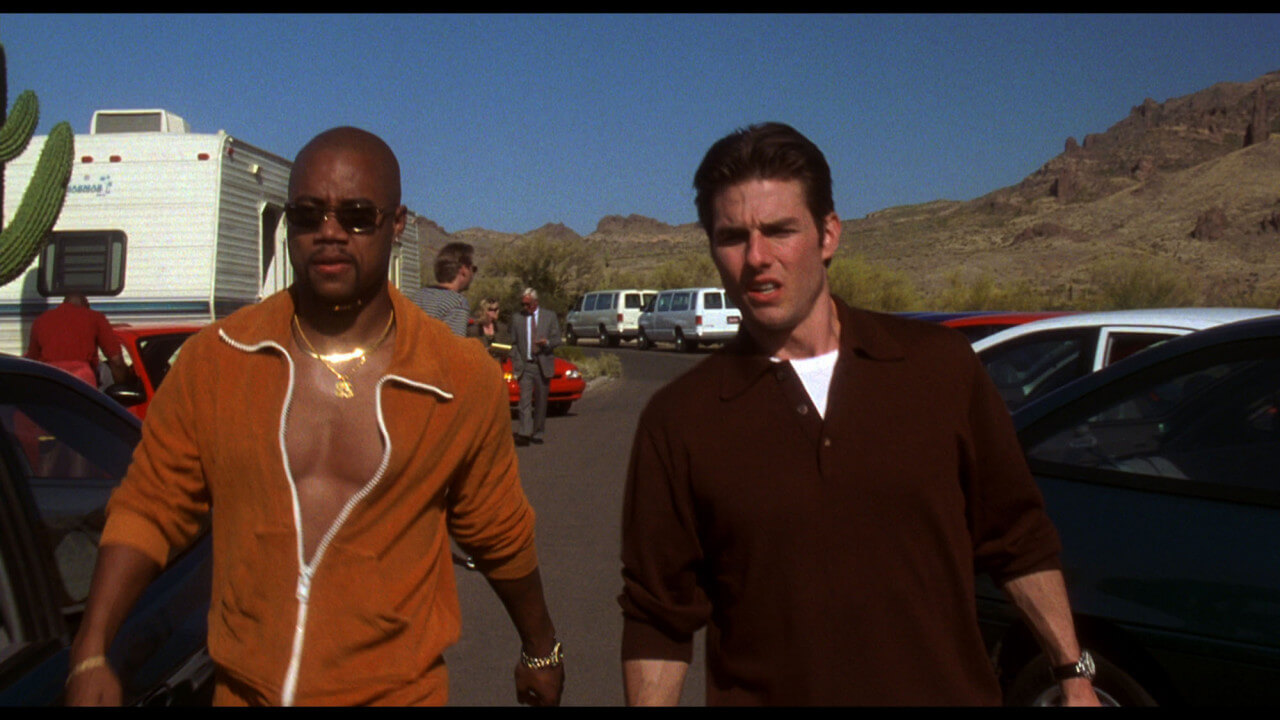 광고현장에서 돈을 따르지 않고 나오는 제리와 로드