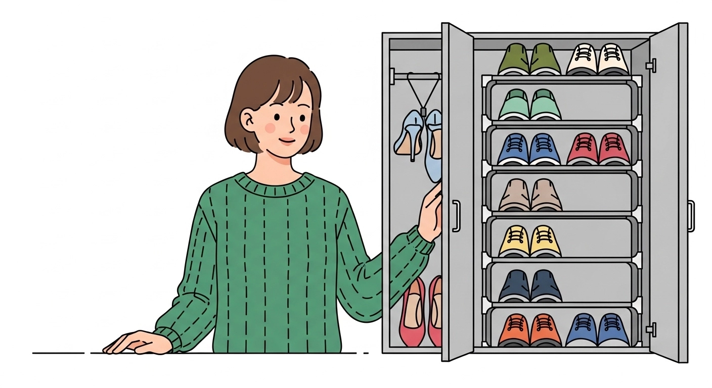 신발장에 신발이 다 안 들어간다면 좁은 현관 2배 넓게 쓰는 '공중부양' 정리법
