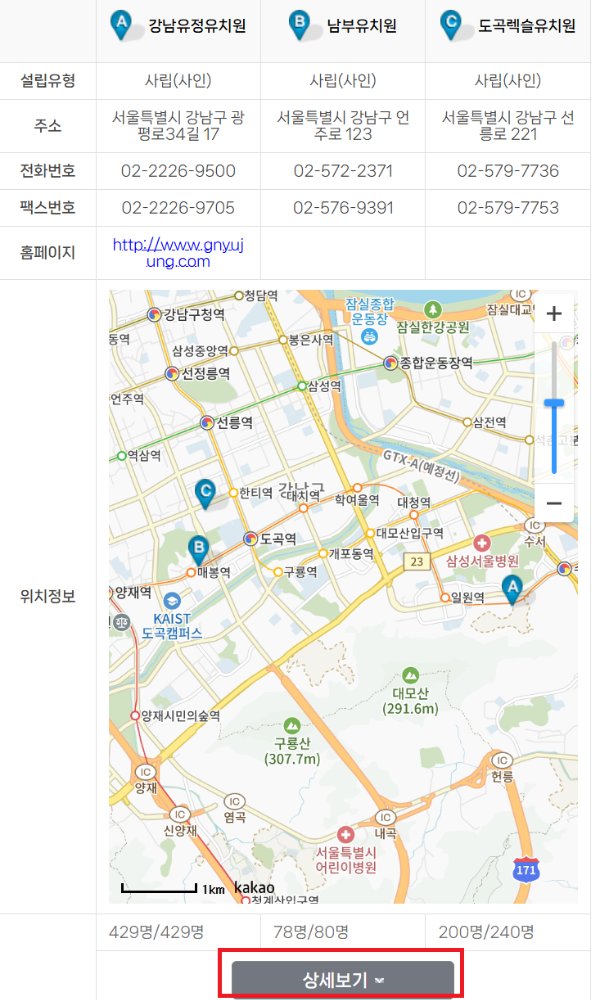 유보통합포털 통합검색 방법4 