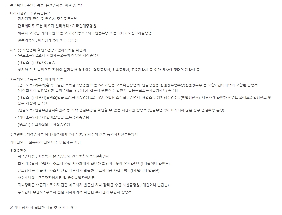 제출서류