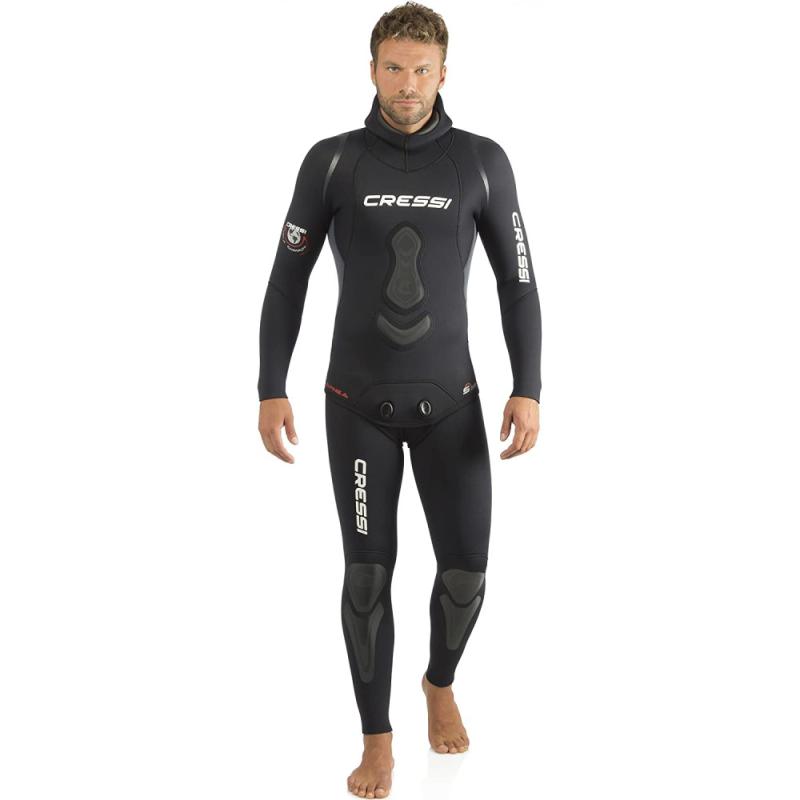 Cressi Apnea complete wetsuit diving suit made of soft neoprene 크레시 다이빙슈트 사이즈