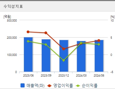POSCO홀딩스 주가 수익성 (0822)