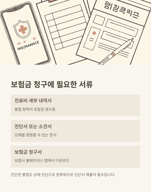 보험금 청구에 필요한 서류