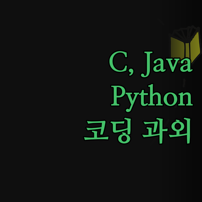 C, Java, Python 과외!