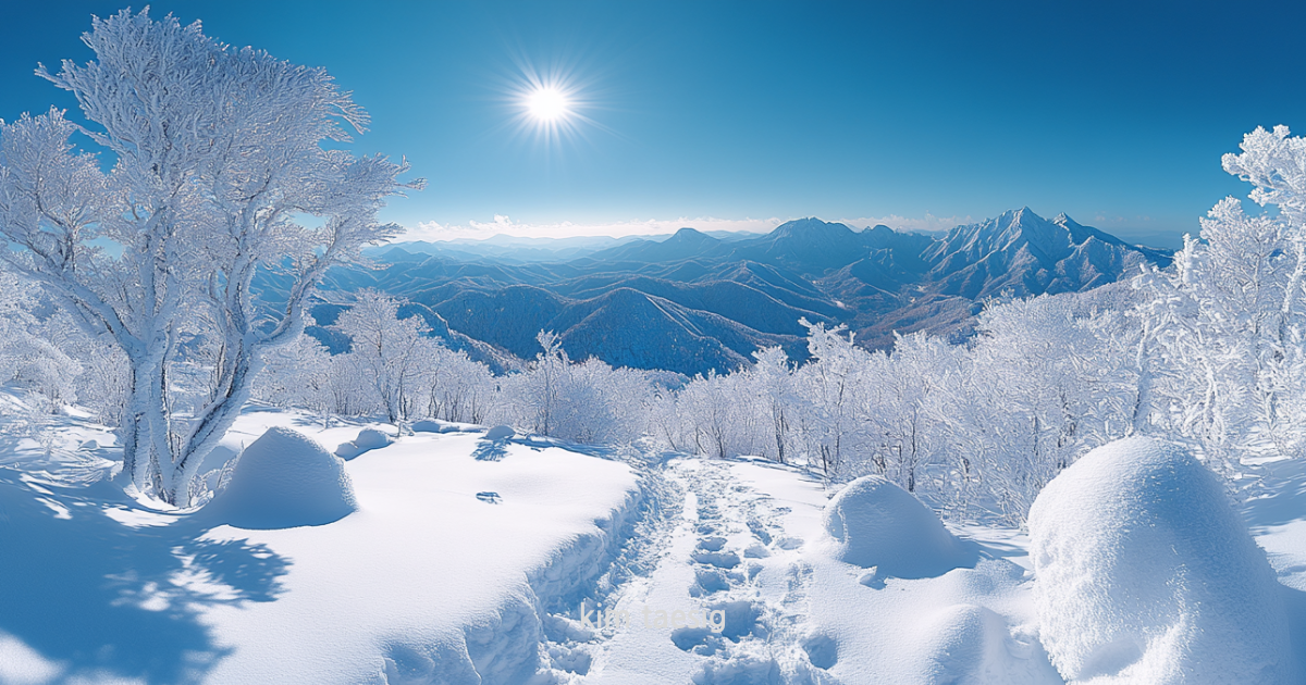 계룡산의 사계절