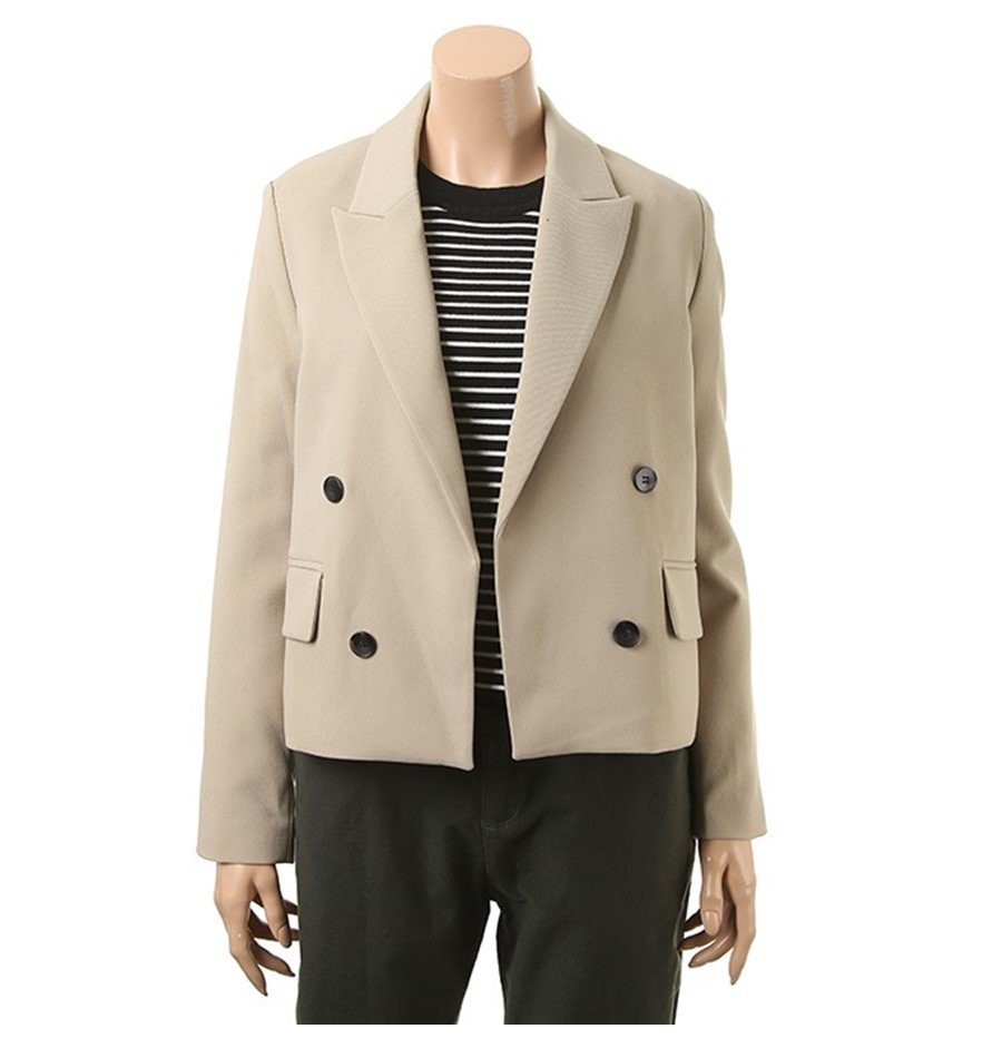 꾸즈 크롭더블자켓 cm918j1lm le1209045901