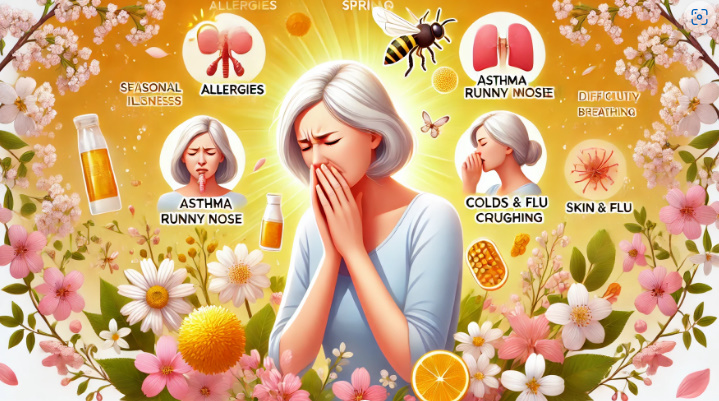 봄,가을 환절기 주의할 질병 관련 이미지