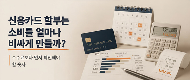 신용카드 할부는 소비를 얼마나 비싸게 만들까?