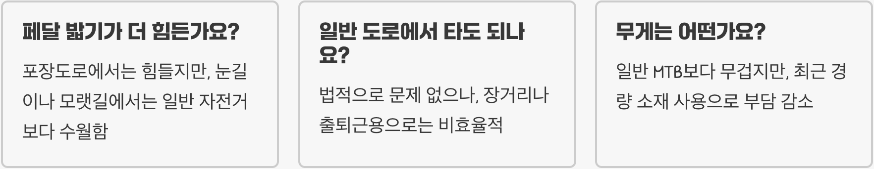 도로 위의 탱크! 펫바이크가 일반 자전거와 다른 5가지 결정적 차이점