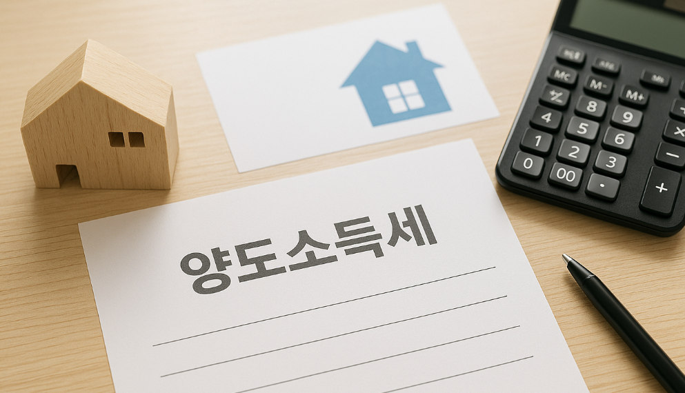 부동산 양도소득세 관련 이미지