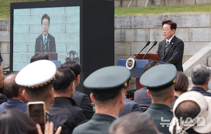 이재명 대통령 축사: 현충사 방문, 이순신 정신과 AI 기술 강국으로의 도약