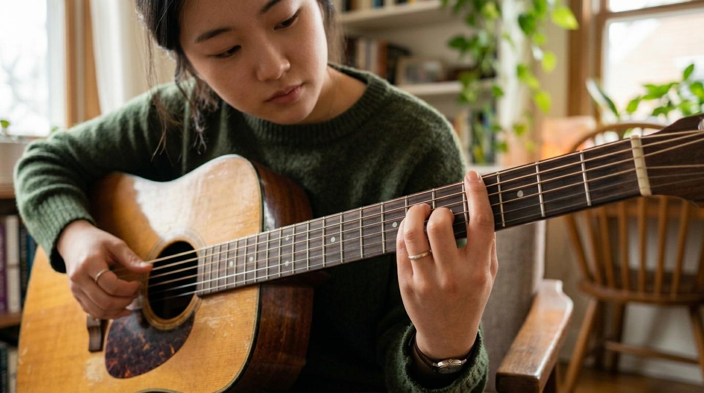 기타 Cm코드 운지법