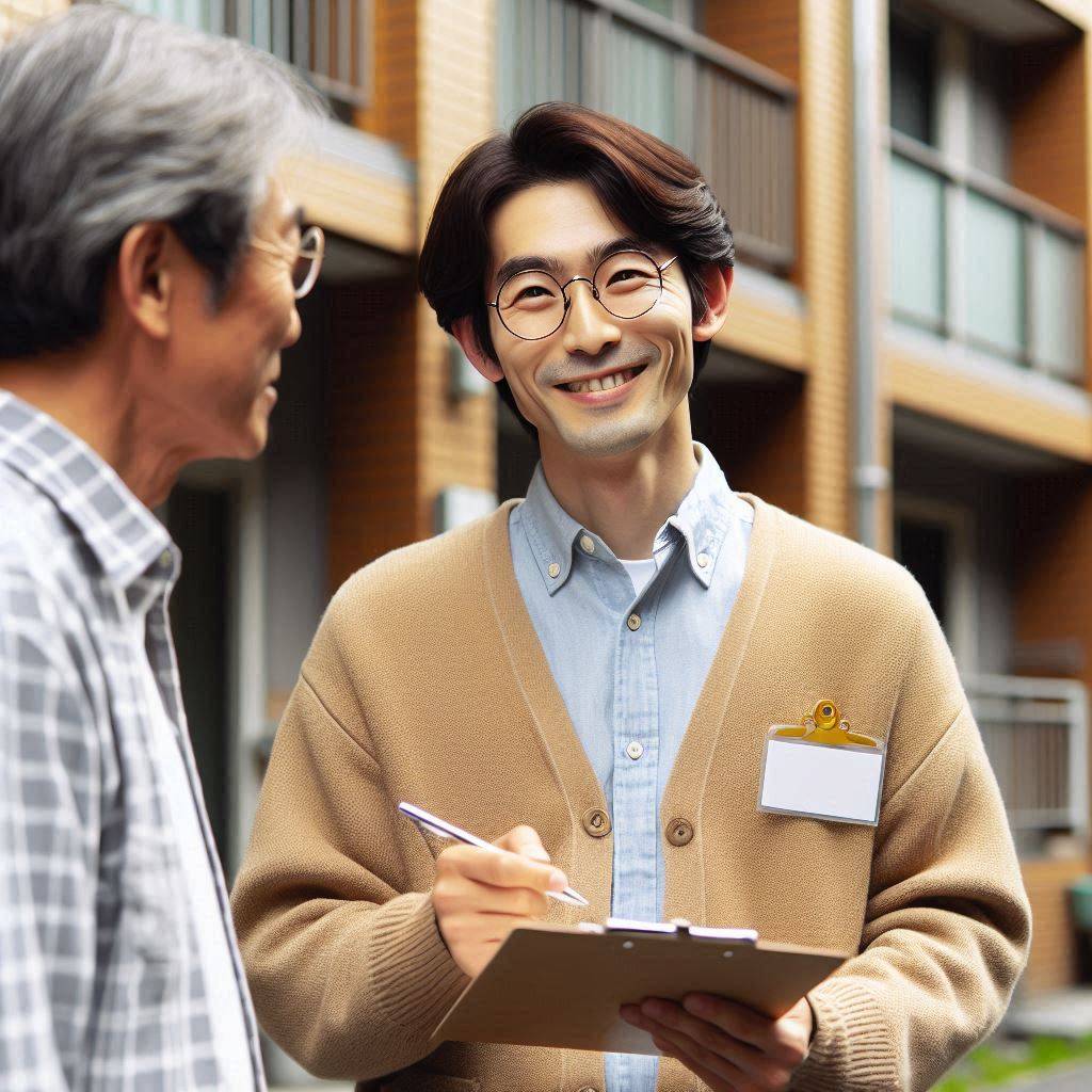 주택관리사 시험일정 할아버지와 대화하는 50대 남성 주택관리사1