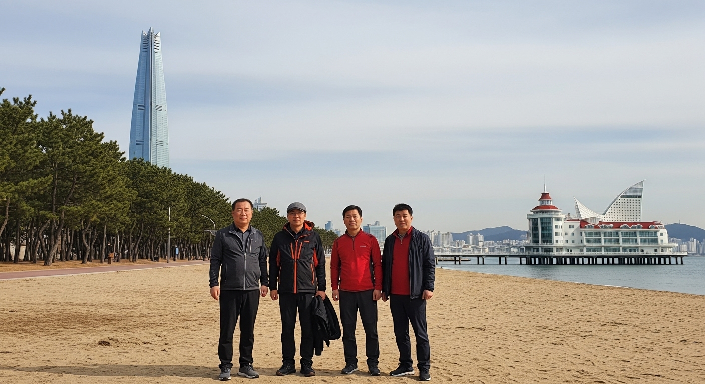 후쿠오가 타워 모모치 해변