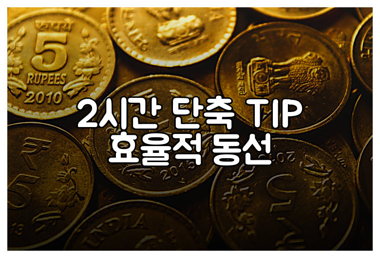 2시간 단축 TIP 효율적 동선