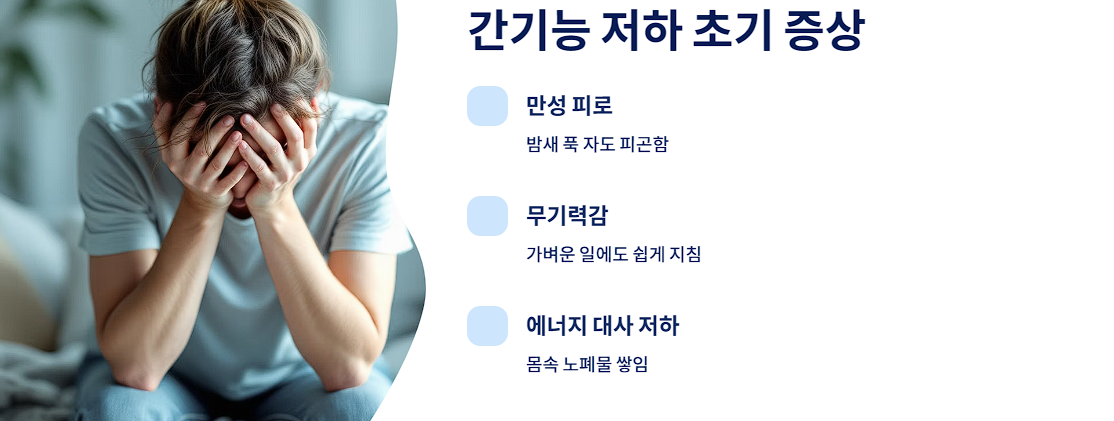 간기능 저하 초기 증상