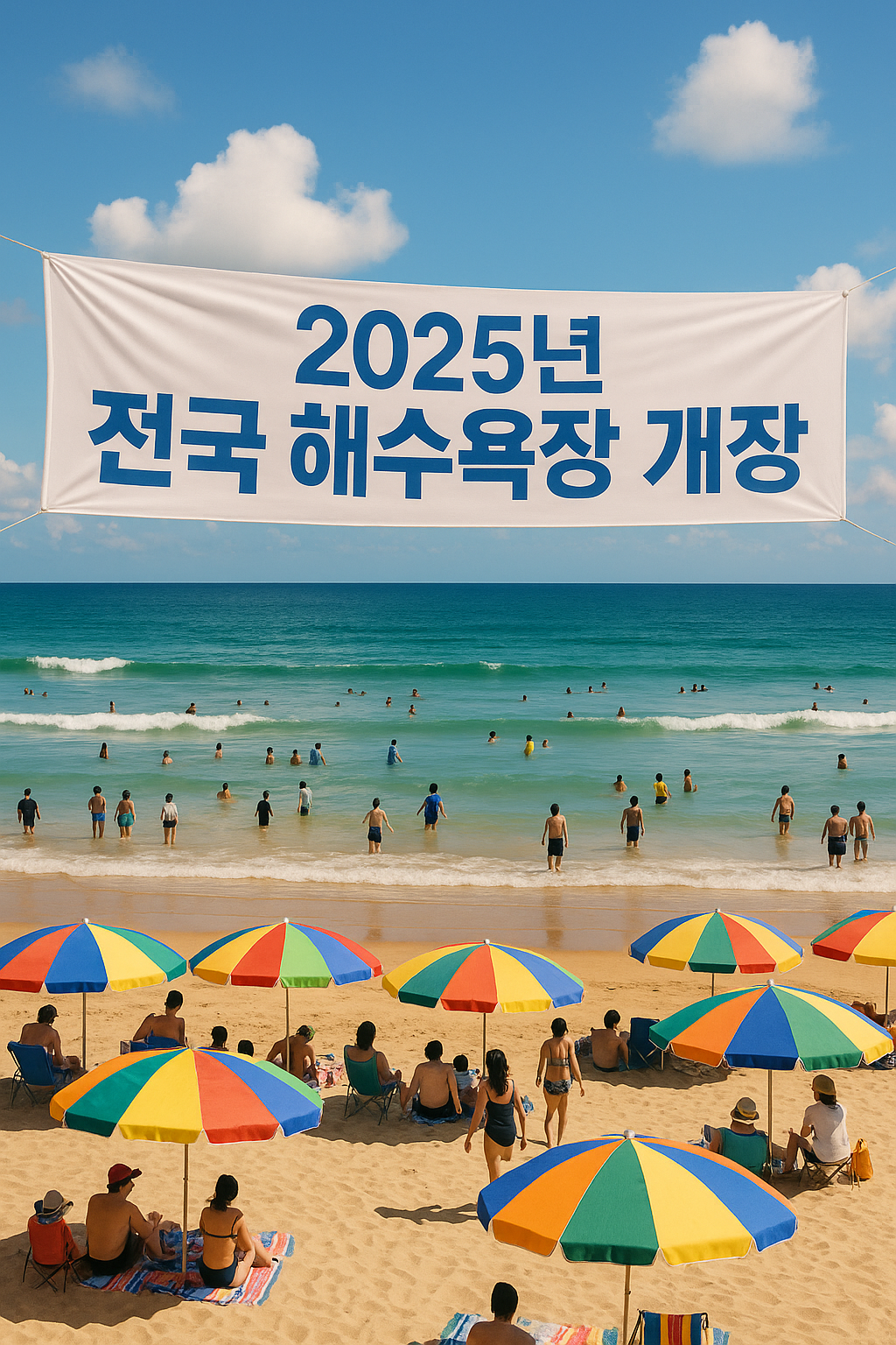 2025년 전국 해수욕장 개장