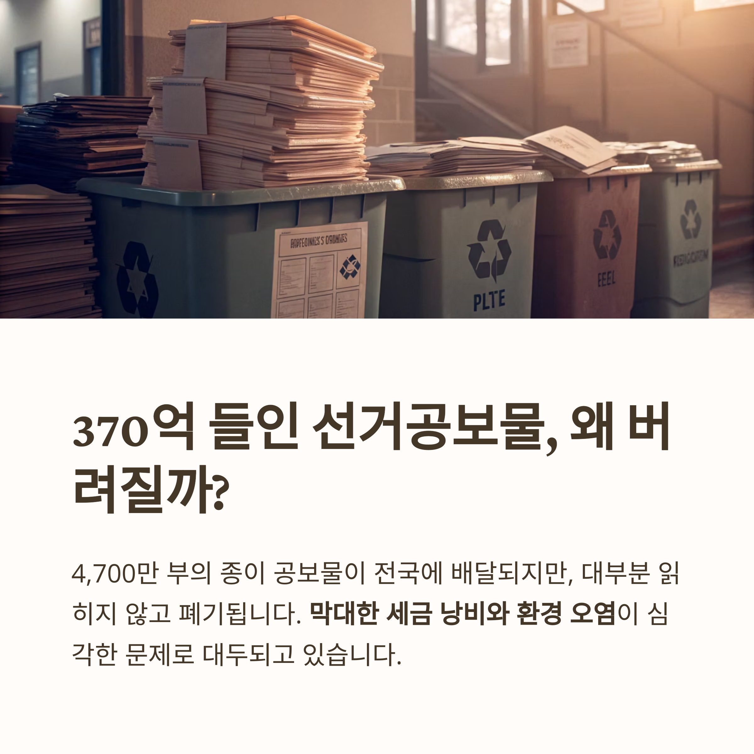선거공보물