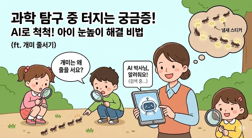 유아과학 탐구활동 중 궁금증 해결