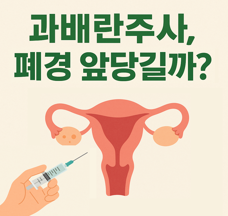 과배란주사, 폐경 앞당길까? 이미지