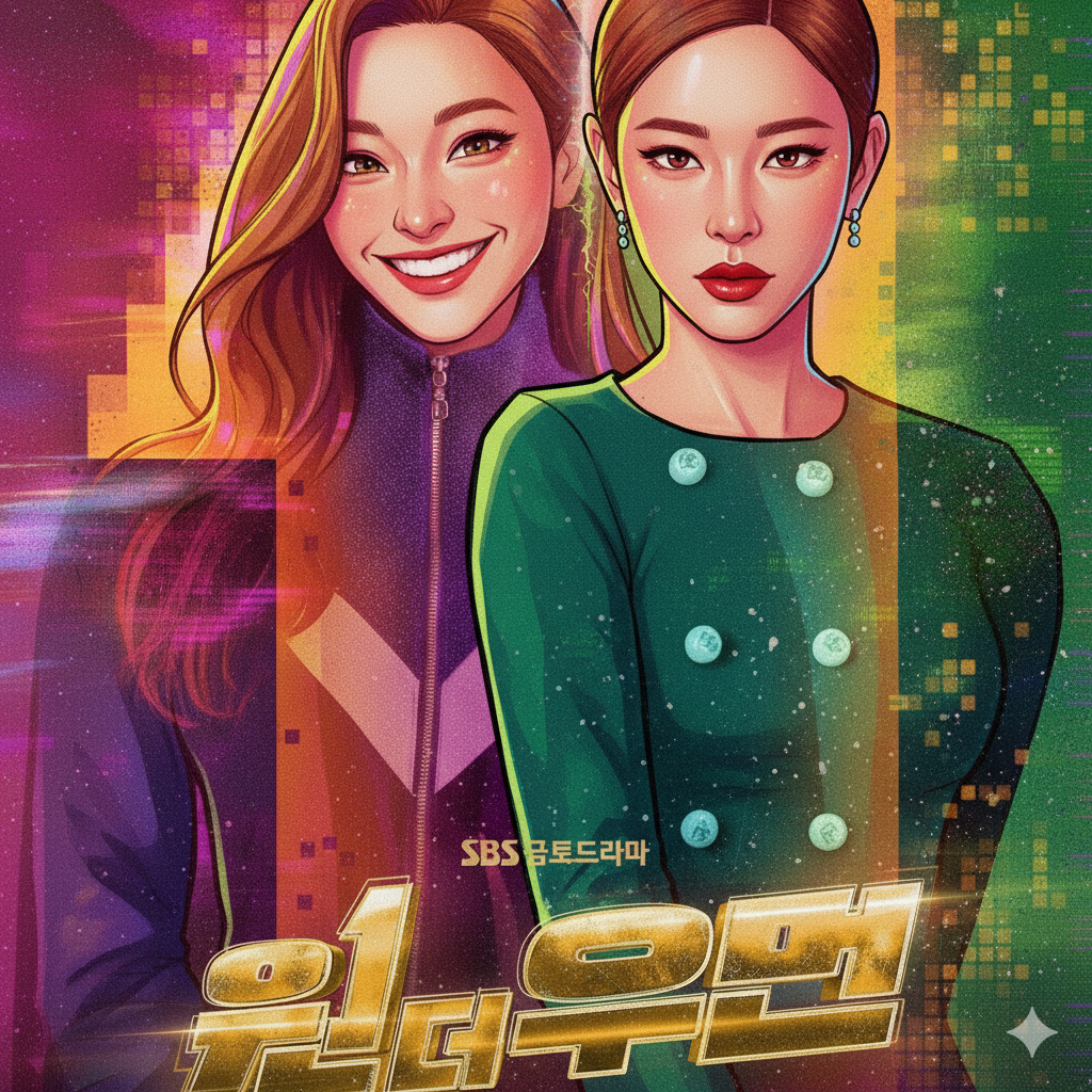 드라마 원더우먼 포스터 그림