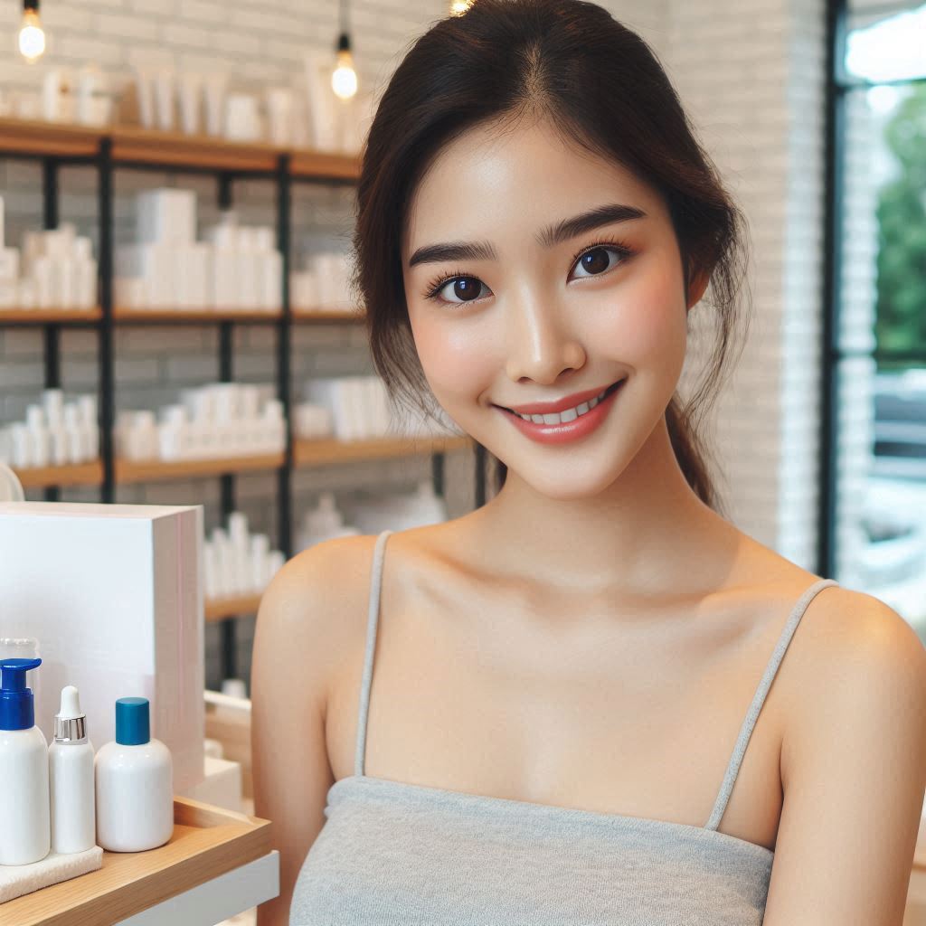 피부,체형관리 샵 배경