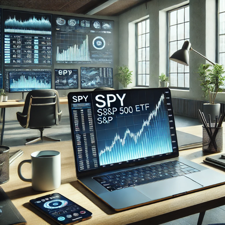 spy투자 분석하는 이미지