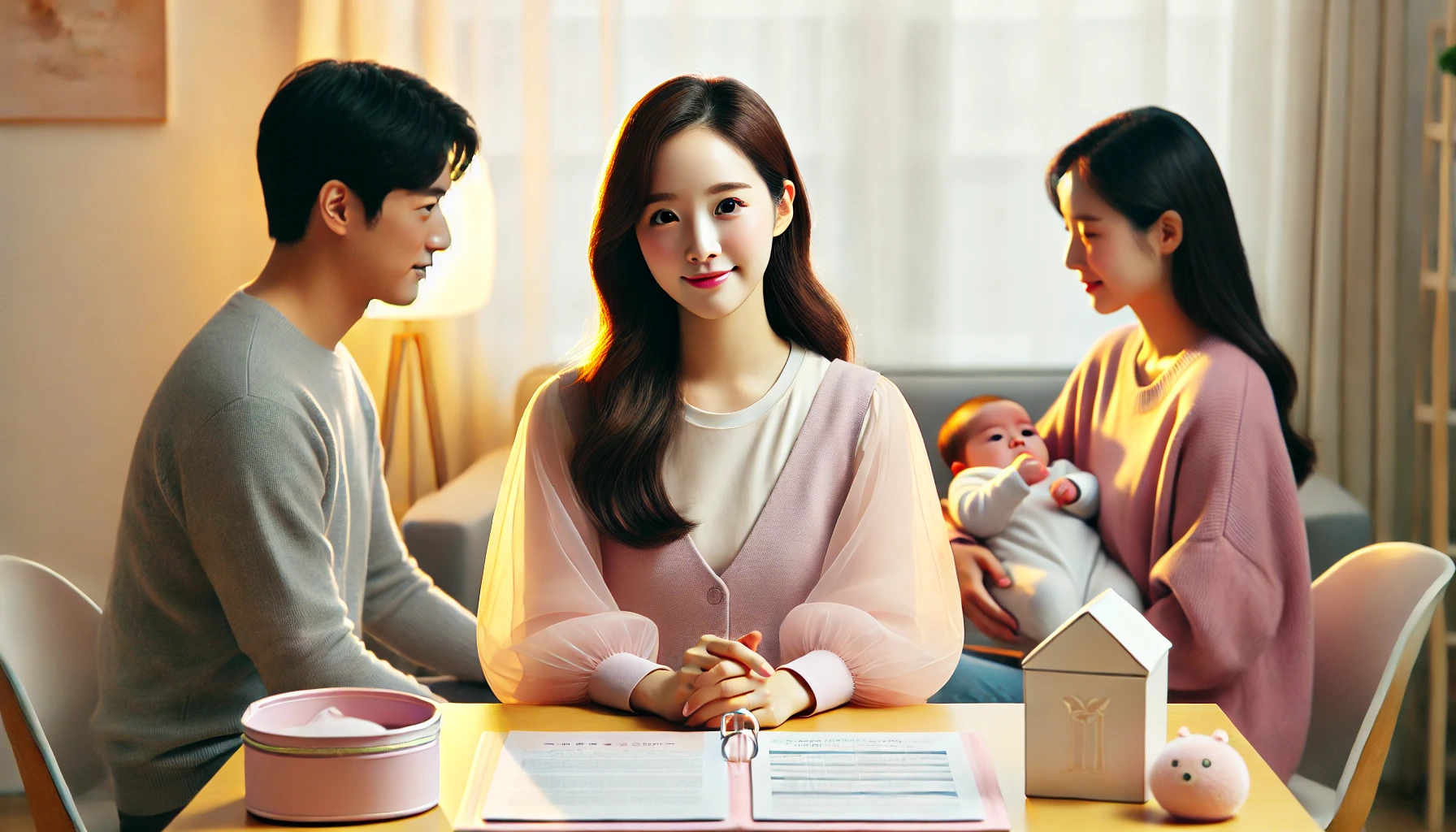 부모급여 신청 조건 확인하는 이미지