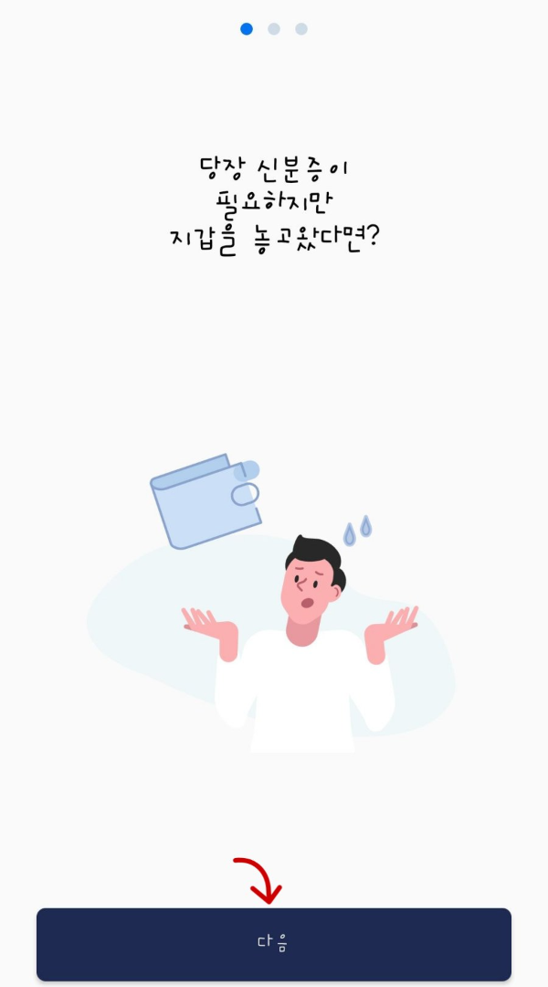 모바일 신분증 다음