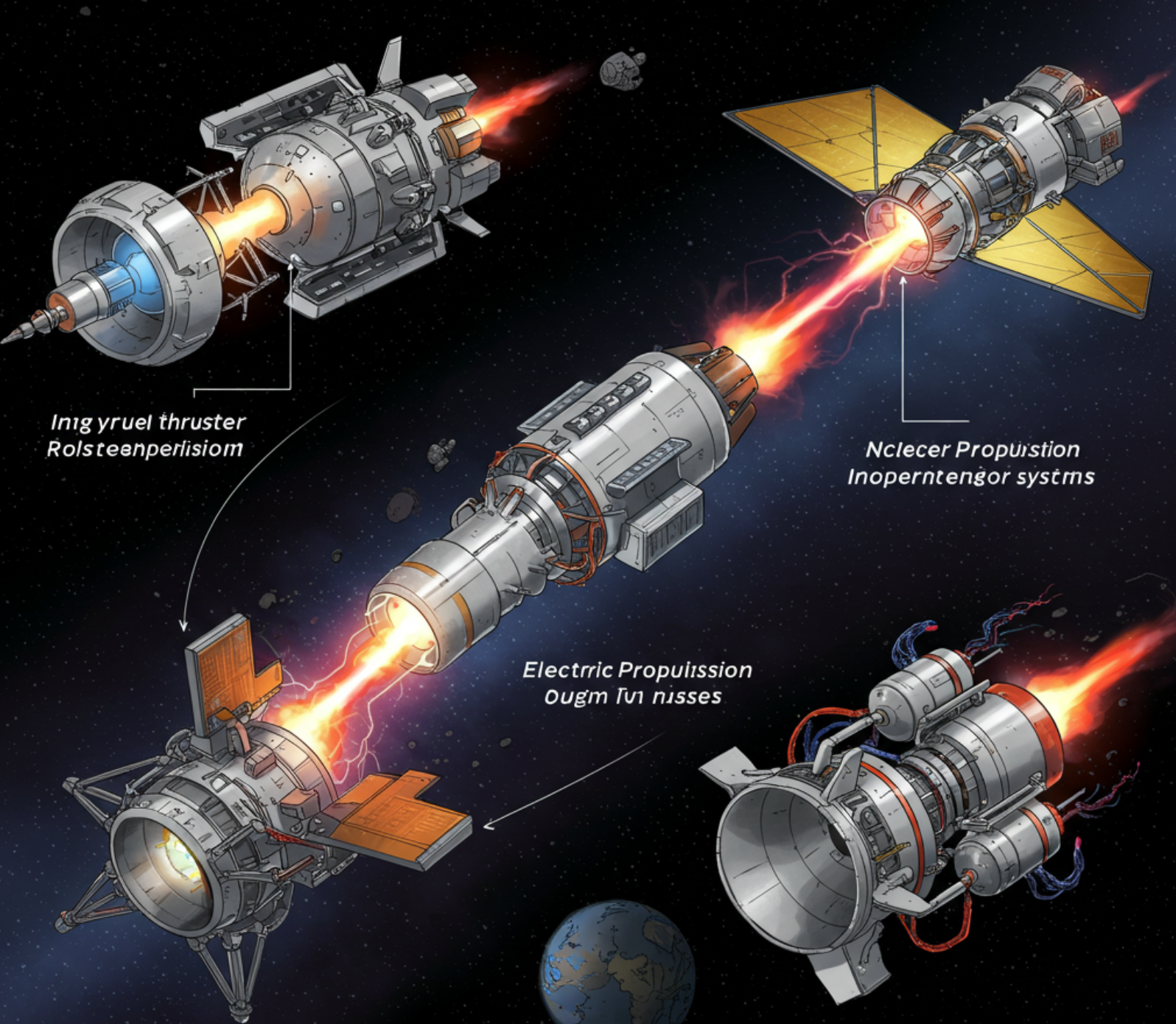 인간이 화성에 가기 위한 기술