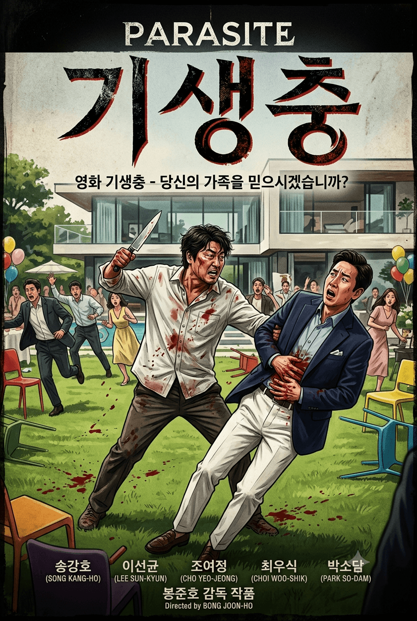 영화 기생충 포스터