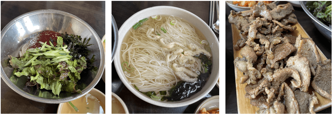 비빔국수-잔치국수-사진